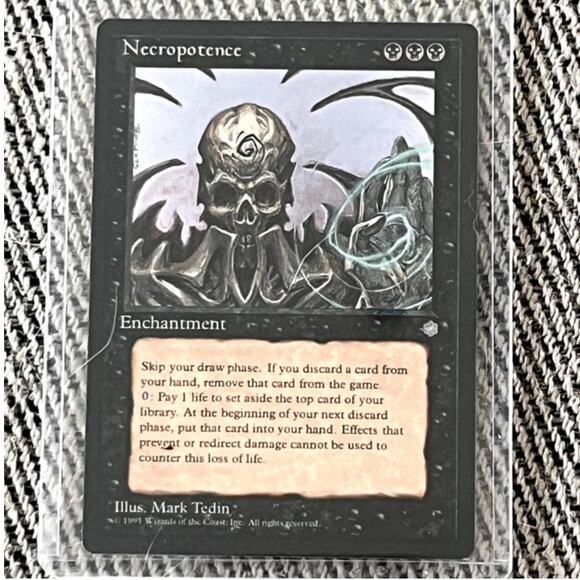 Necropotence – MTG Ice Age 1995 – Excellent LP – Vintage Magic Card - Picture 1 of 3